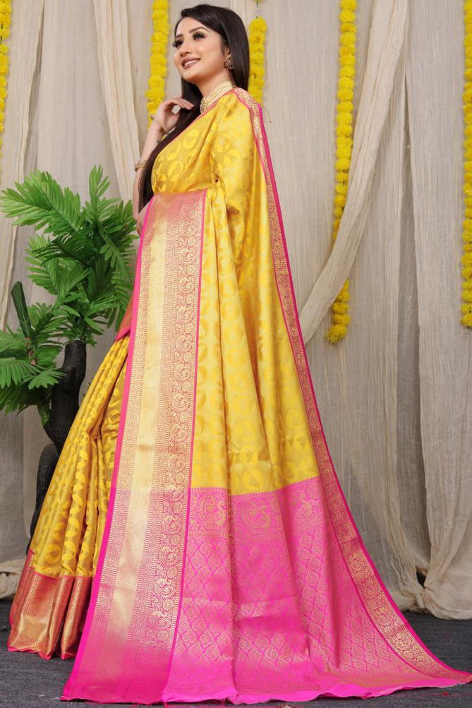 MS Kanan Chidiya By Manzar Kanchipuram Handloom Weaving Silk Sarees Wholesale Price In Surat